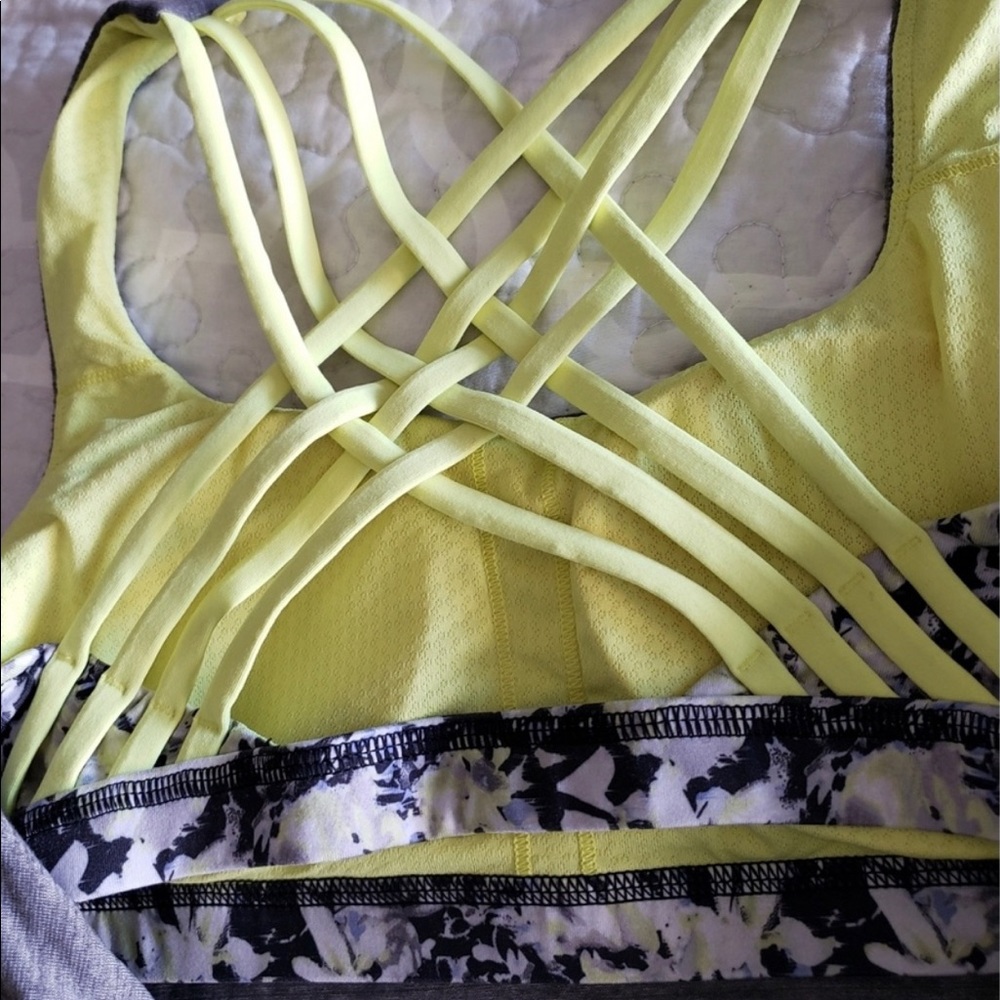 Lululemon Athletica gray raise the barre top - Picture 2 of 3